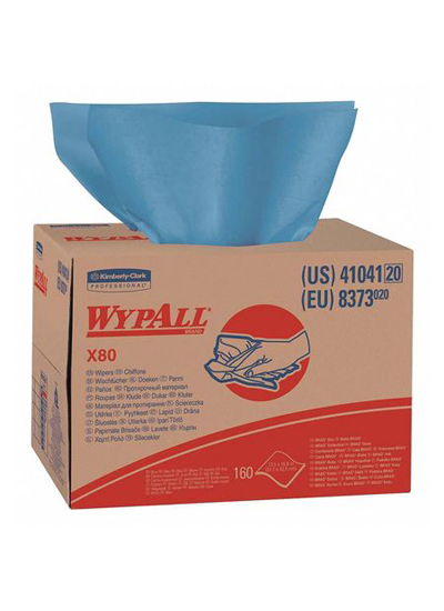 Wypall X80 Wipers BRAG Box 160 Blue Sheets